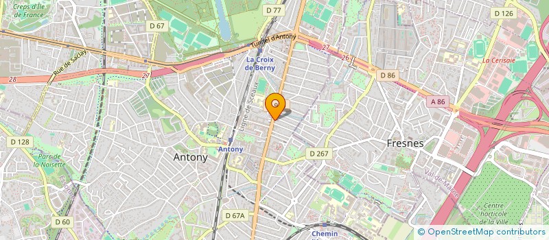 localisation de l'entreprise MONSIEUR MARIN CARP à ANTONY