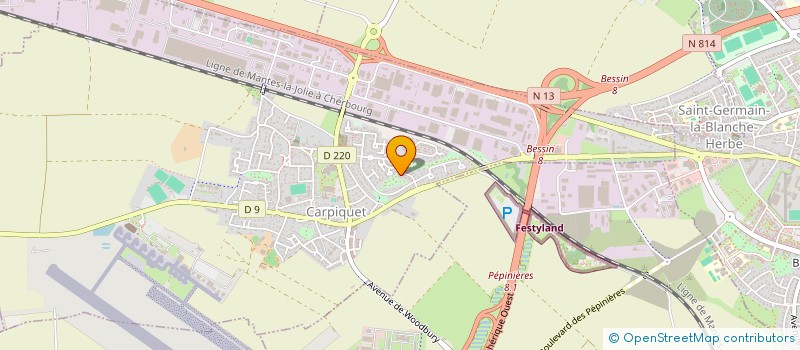 localisation de l'entreprise MONSIEUR MARIN CHARDIN  CARPIQUET