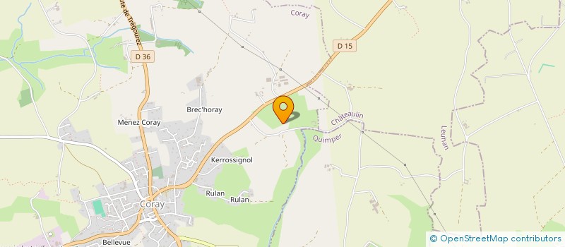 localisation de l'entreprise MONSIEUR MARIN CHASPOUL  CORAY