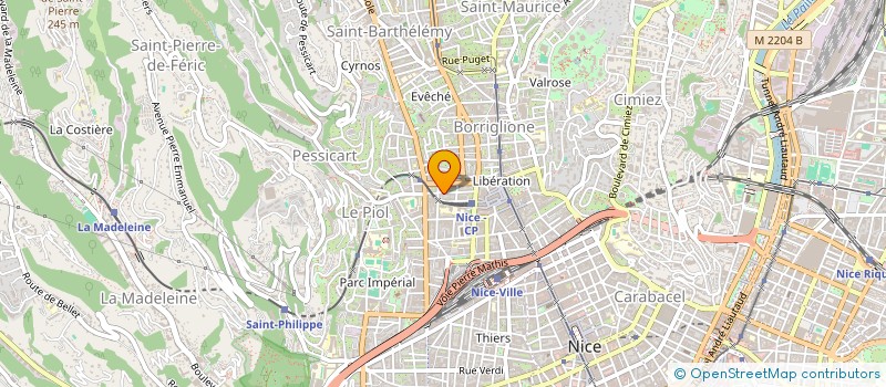 localisation de l'entreprise MONSIEUR MARIN CIUBACIUC  NICE