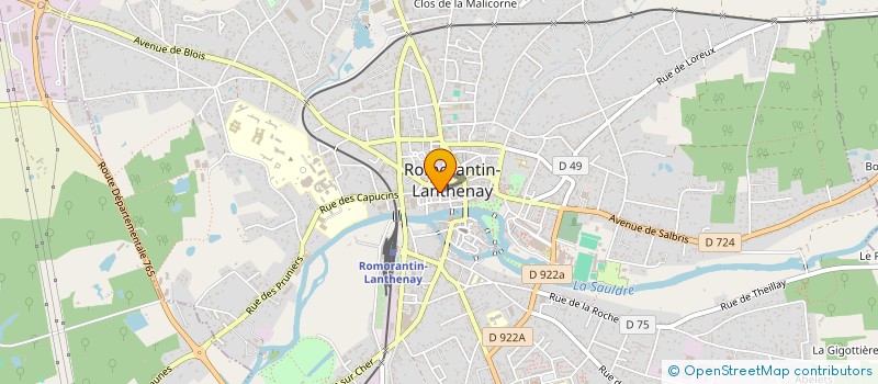 localisation de l'entreprise MONSIEUR MARIN CRISTIAN OSAN BUMBA  ROMORANTIN-LANTHENAY