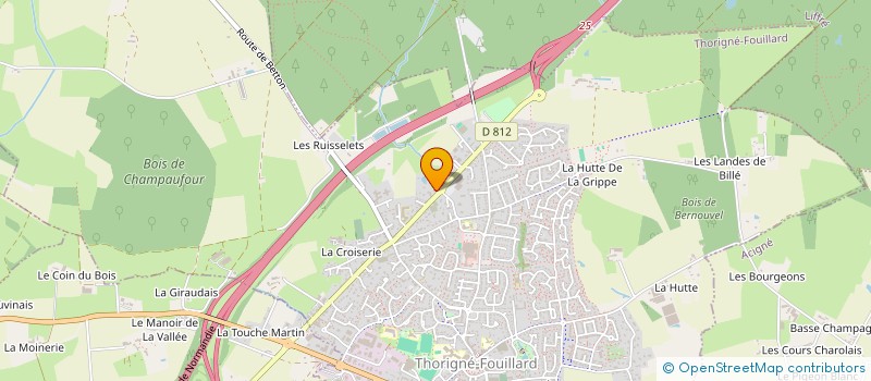 localisation de l'entreprise MONSIEUR MARIN DANJOU  THORIGNE-FOUILLARD