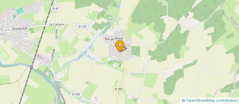 localisation de l'entreprise MONSIEUR MARIN DUBUISSON  NEUVILLE-SUR-SARTHE