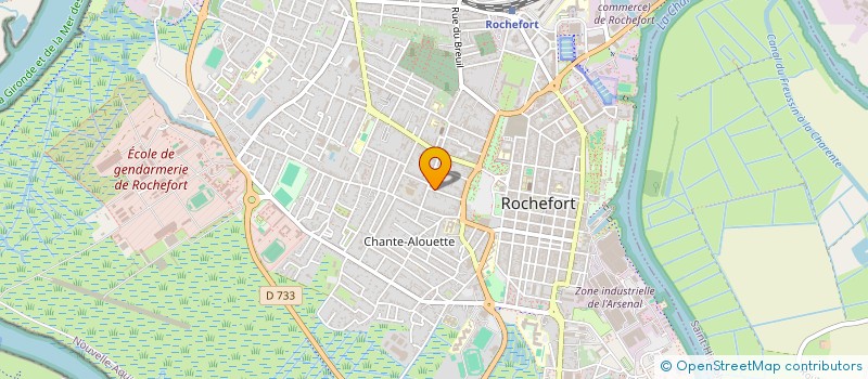 localisation de l'entreprise MONSIEUR MARIN DUMAS  ROCHEFORT