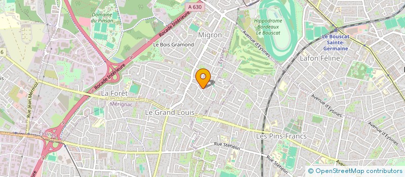 localisation de l'entreprise MONSIEUR MARIN DUPRAT  EYSINES