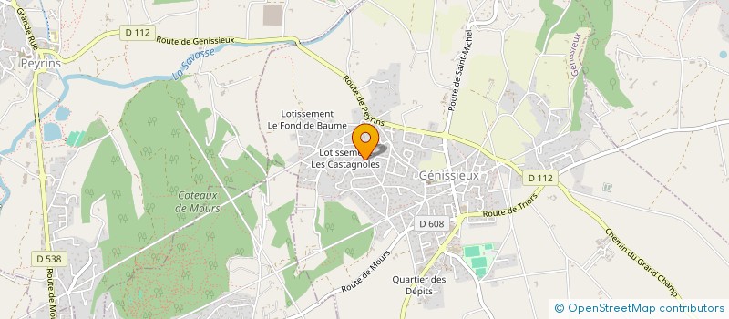 localisation de l'entreprise MONSIEUR MARIN FERNANDES  GENISSIEUX