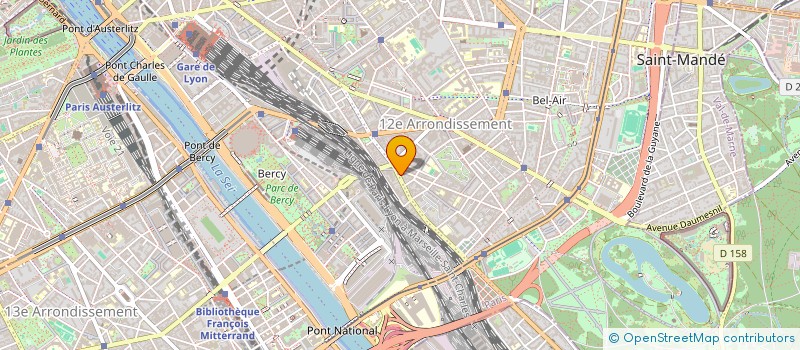 localisation de l'entreprise MONSIEUR MARIN FOUCRAS  PARIS