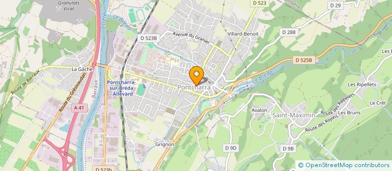 localisation de l'entreprise MONSIEUR MARIN GOREA  PONTCHARRA