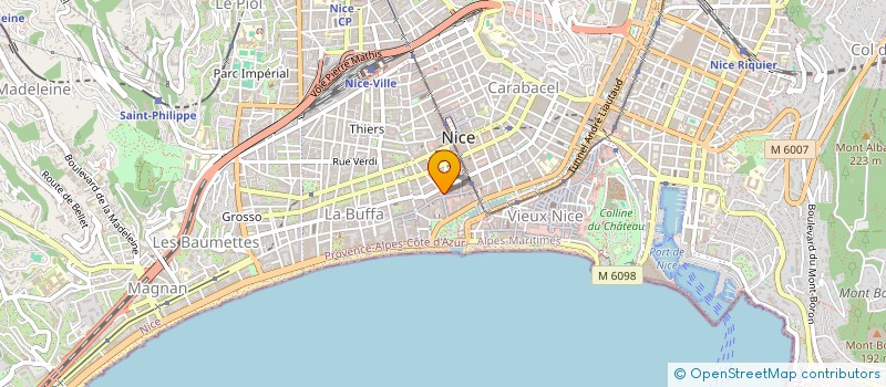 localisation de l'entreprise MONSIEUR MARIN GUTU à NICE