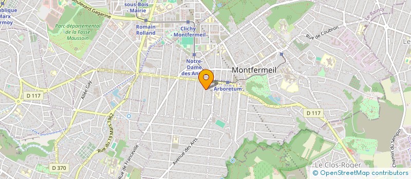 localisation de l'entreprise MONSIEUR MARIN GUTU  MONTFERMEIL