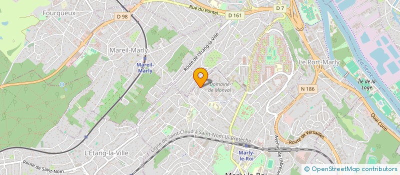 localisation de l'entreprise MONSIEUR MARIN HALLIDAY  MARLY-LE-ROI