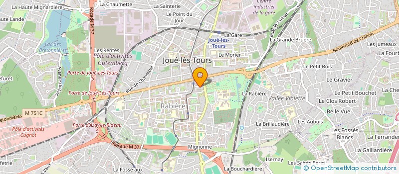 localisation de l'entreprise MONSIEUR MARIN JERONIMO SIMOES  JOUE-LES-TOURS