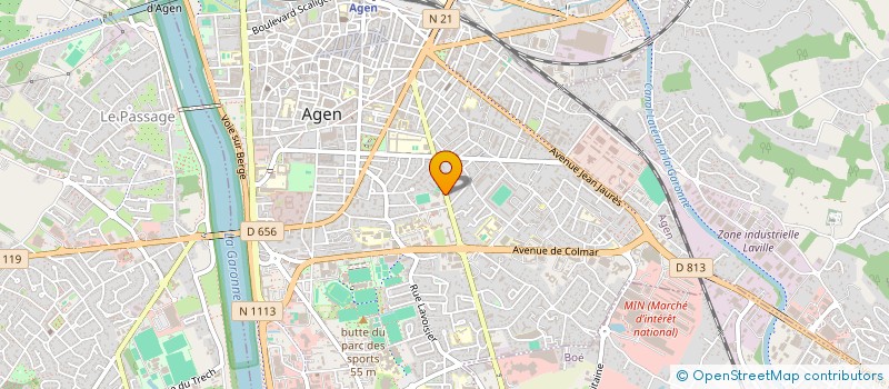 localisation de l'entreprise MONSIEUR MARIN LAFFORT  AGEN