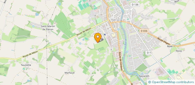 localisation de l'entreprise MONSIEUR MARIN LAPORTE  NERAC