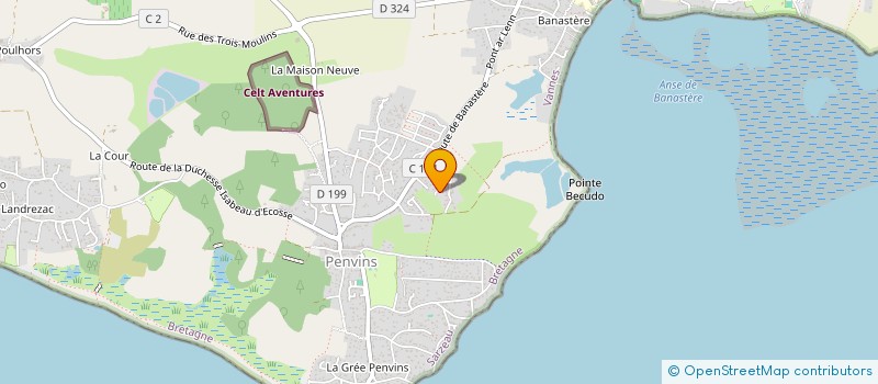 localisation de l'entreprise MONSIEUR MARIN LECLERC  SARZEAU