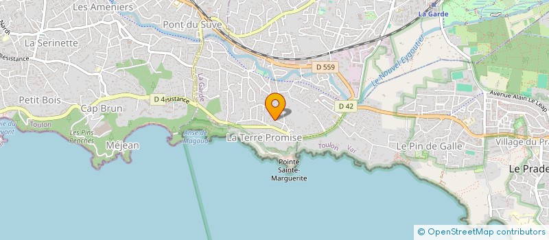 localisation de l'entreprise MONSIEUR MARIN-LOUIS MOREAU  LA GARDE