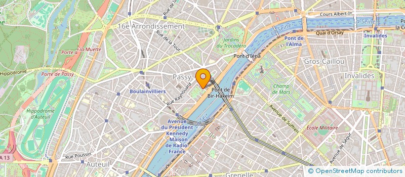 localisation de l'entreprise MONSIEUR MARIN MAGRE à PARIS