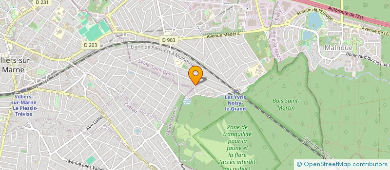 localisation de l'entreprise MONSIEUR MARIN MITROI  NOISY-LE-GRAND