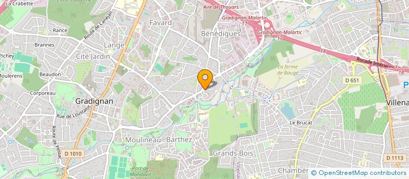localisation de l'entreprise MONSIEUR MARIN MUNTEANU  GRADIGNAN