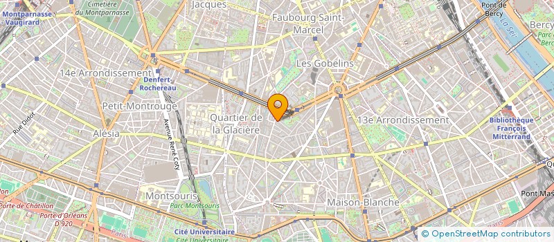 localisation de l'entreprise MONSIEUR MARIN POUSSET  PARIS