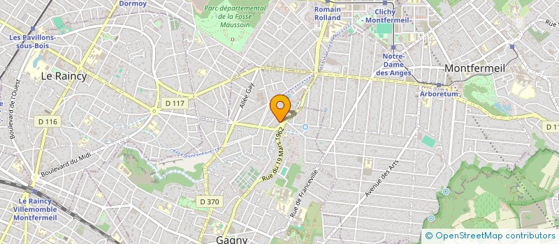 localisation de l'entreprise MONSIEUR MARIN RAILEANU à GAGNY