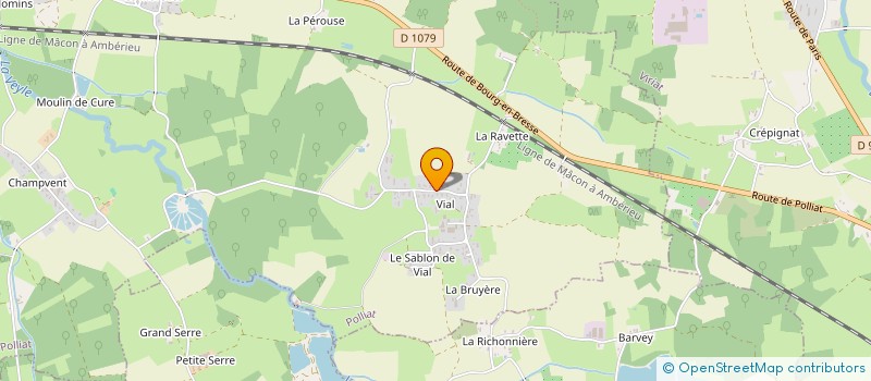 localisation de l'entreprise MONSIEUR MARIN SEGAUD  POLLIAT