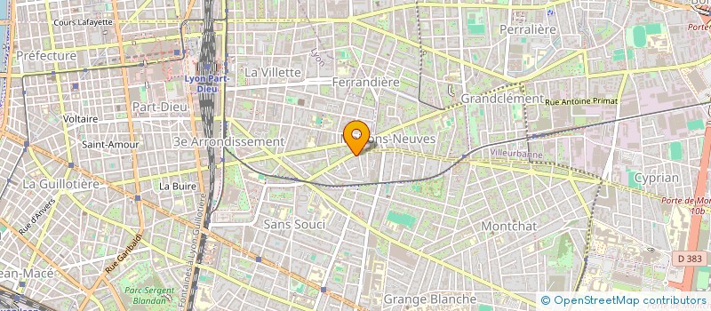 localisation de l'entreprise MONSIEUR MARIN SORINE  LYON