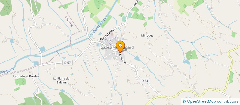 localisation de l'entreprise MONSIEUR MARIN STEINBACK  CAZES-MONDENARD