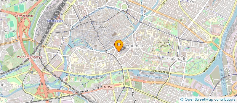 localisation de l'entreprise MONSIEUR MARIN STRIFFLER à STRASBOURG