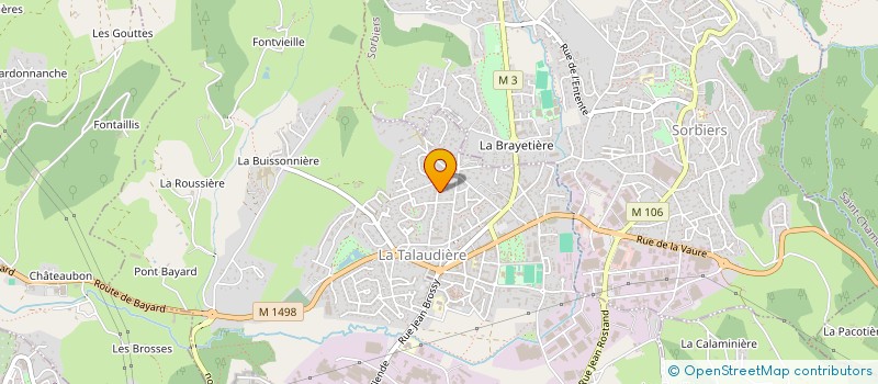 localisation de l'entreprise MONSIEUR MARIN TARDY  LA TALAUDIERE