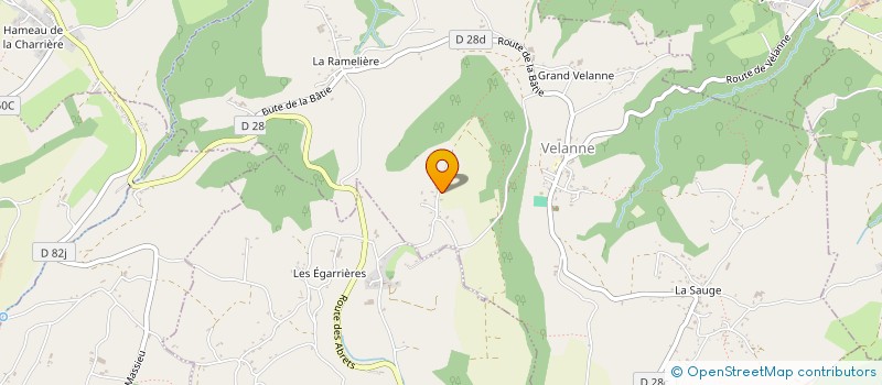 localisation de l'entreprise MONSIEUR MARIN VIAL  VELANNE