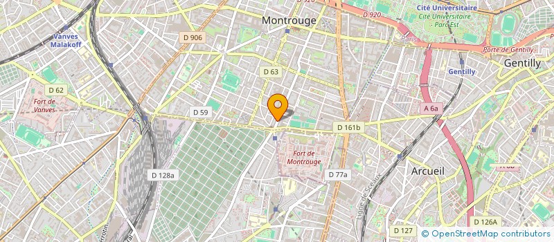 localisation de l'entreprise MONSIEUR MARIN VIEL  MONTROUGE