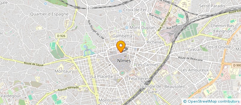 localisation de l'entreprise MONSIEUR MARIN VINCENT  NIMES