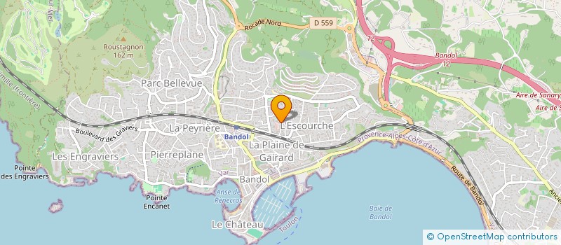 localisation de l'entreprise MONSIEUR MARIN WALTER  BANDOL