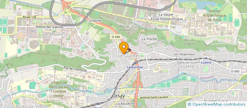 localisation de l'entreprise MONSIEUR MARIN ZAOUIT  ORSAY