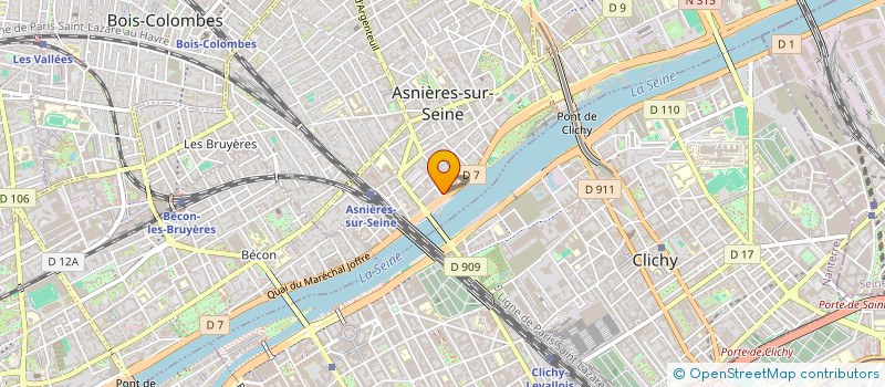 localisation de l'entreprise MONSIEUR MARINAS PEREIRA à ASNIERES-SUR-SEINE