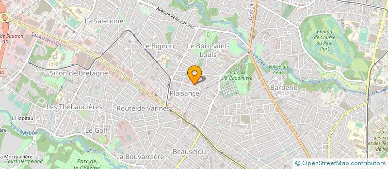 localisation de l'entreprise MONSIEUR MARINEL BADEA à ORVAULT