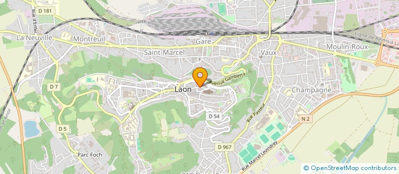 localisation de l'entreprise MONSIEUR MARINEL SERBAN à LAON