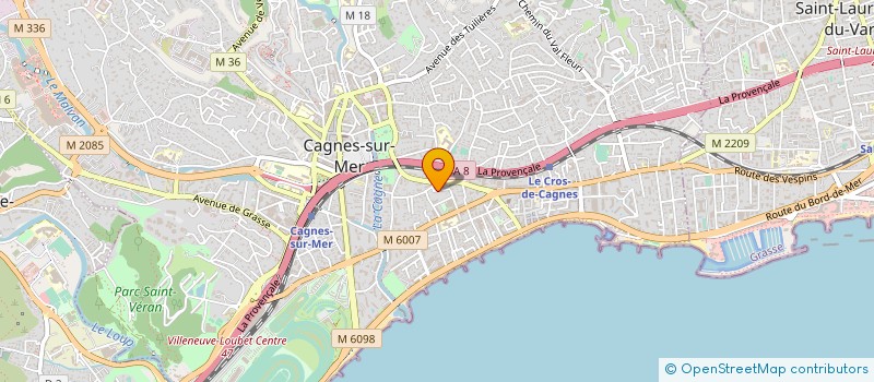 localisation de l'entreprise MONSIEUR MARINO AGRICOLI à CAGNES-SUR-MER