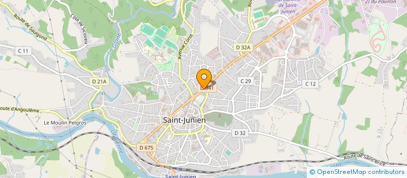 localisation de l'entreprise MONSIEUR MARINO GRI à SAINT-JUNIEN