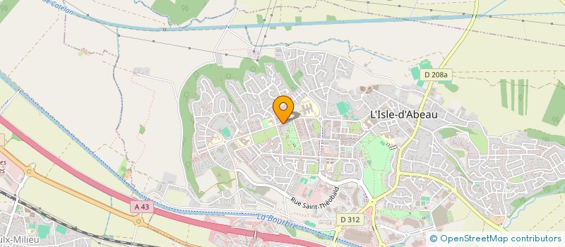 localisation de l'entreprise MONSIEUR MARINO MARTIAL  LA VERPILLIERE