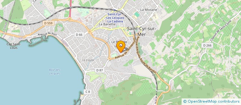 localisation de l'entreprise MONSIEUR MARINO MONTIJANO à SAINT-CYR-SUR-MER