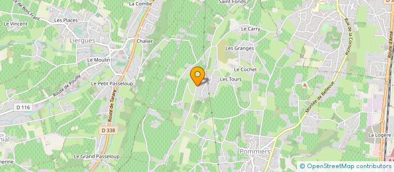localisation de l'entreprise MONSIEUR MARINO PROIETTI à POMMIERS