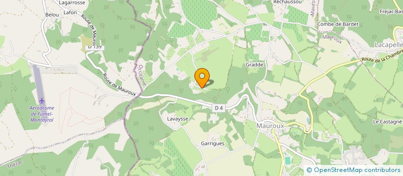 localisation de l'entreprise MONSIEUR MARINUS VERMEER  MAUROUX