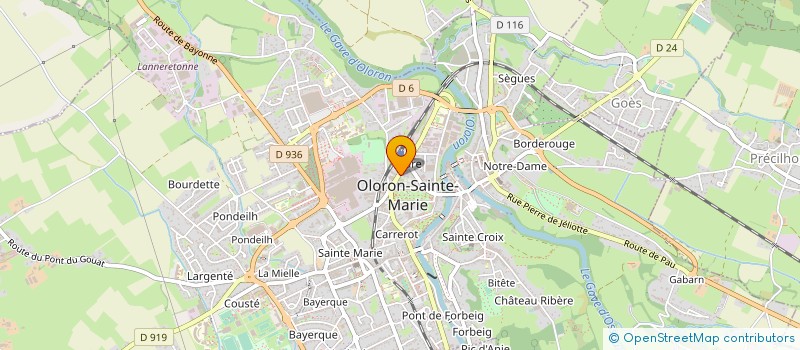 localisation de l'entreprise MONSIEUR MARIO ABINADER  OLORON-SAINTE-MARIE