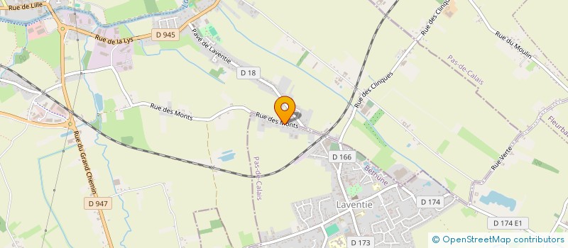 localisation de l'entreprise MONSIEUR MARIO ALLOGIO  LAVENTIE