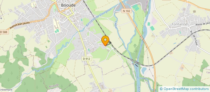 localisation de l'entreprise MONSIEUR MARIO ALMEIDA OLIVEIRA  BRIOUDE