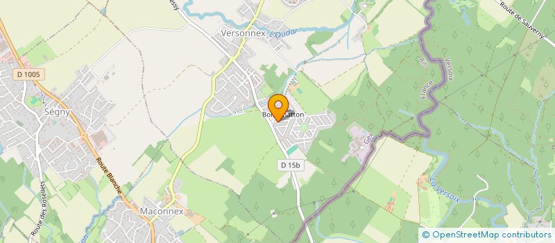 localisation de l'entreprise MONSIEUR MARIO ALVAREZ LANERO  VERSONNEX