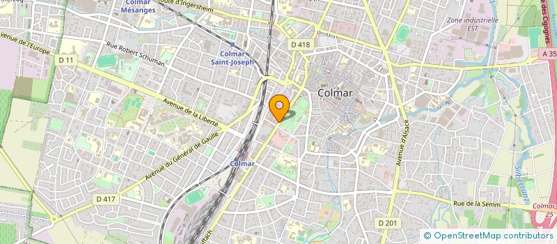 localisation de l'entreprise MONSIEUR MARIO ANGRISANO à COLMAR