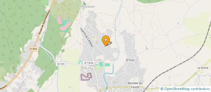 localisation de l'entreprise MONSIEUR MARIO ARCHER  ROUSSON